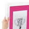 ArtToFrames Collage Photo Picture Frame with 4 - 2.5x3.5 inch Openings, Framed in White with Over 62 Mat Color Options and Regular Glass (CSM-3966-20)
